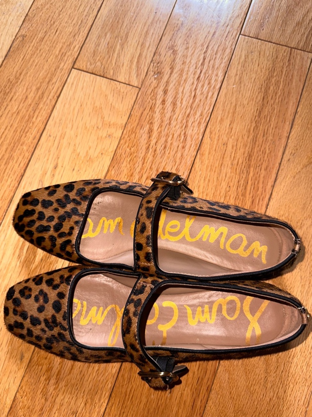 Sam Edelman Leopard Mary Jane Flat - Picture 3 of 6